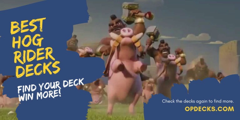 clash royale best hog rider decks