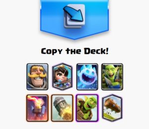 clash royale arena 13 rocket with goblin barrel deck