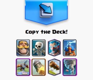 clash royale arena 13 rocket with x-bow deck