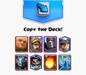 clash royale lumberjack rush giant miner 3.8 deck