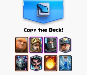 clash royale retro royale deck giant miner 3.8 deck