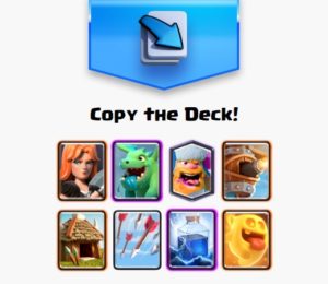 clash royale high damage decks lumberjack lightning goblin hut