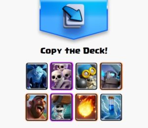 clash royale arena 4 decks wall breakers hog rider mini pekka