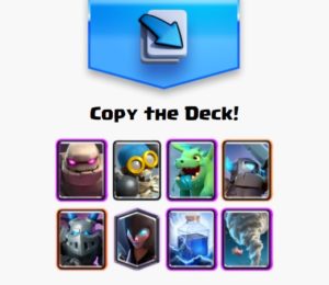 clash royale arena 5 decks golem night witch bomber