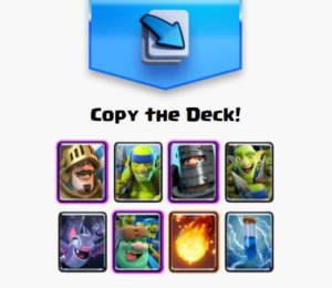 clash royale arena 10 goblin giant double prince bait