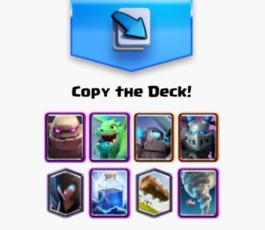 clash royale arena 6 golem baby dragon night witch lightning v4