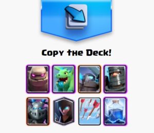 clash royale arena 7 golem dark prince night witch baby dragon