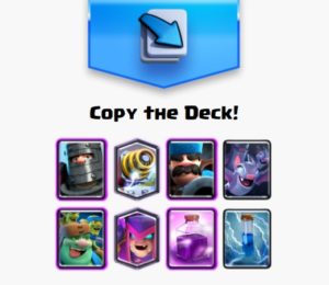 clash royale deck goblin giant dark prince hunter mother witch