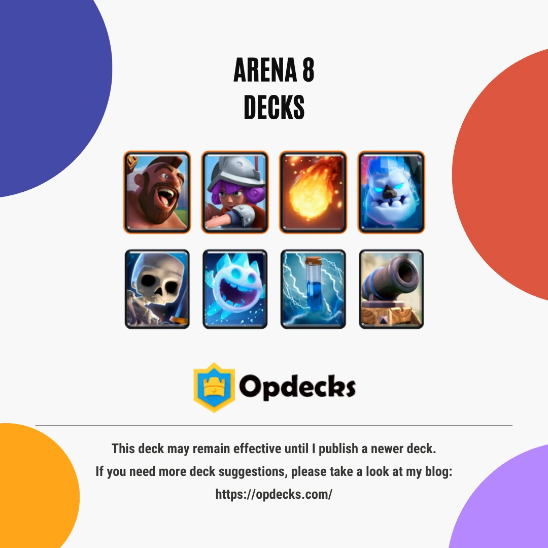 3 Best Clash Royale Arena 8 Decks